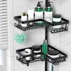 DAOYA Corner Shower Caddy Tension Pole - 4 Tier Stainless
