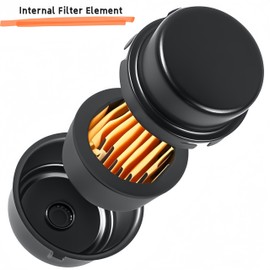 1/2"Thread Air Compressor Silencer Filter,20mm Metal Air Compressor Intake Filter and Noise Muffler,Air Compressor Replacement Parts for Generators,Blowers,Exhaust Ports