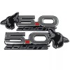 AMP NEW V8 Chrome Howling Coyote 5.0 Fender Emblems Fits