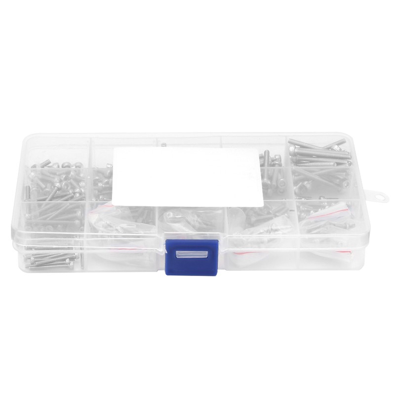 300pcs M2 M2.5 M3 Hex Socket Stainless Steel SS304 Cap