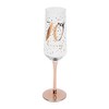 Widdop and Co Hotchpotch Luxury Champagne Prosecco Flute Glass Rose