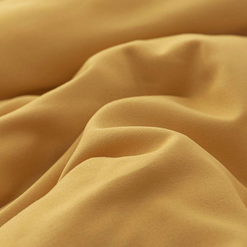 CLOTHKNOW Mustard Yellow King Size Comforter Set 3Pcs Dark Yellow