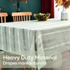 Yofori Heavy Duty Cotton Linen Table Cloth for Rectangle Table