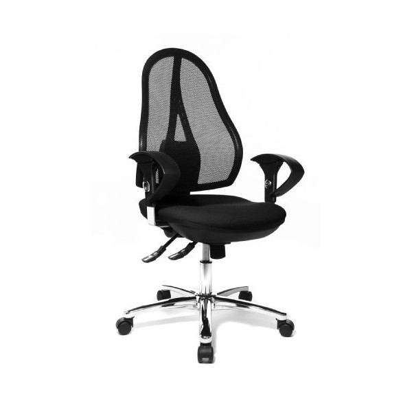 Home Office Chair Ergonomic Medium Back Mesh Computer (Red)