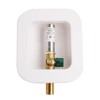 Solimeta Ice Maker Outlet Box with Water Hammer Arrestor MIP
