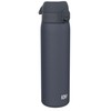 Ion8 Leak-Proof Slim Water Bottle, Stainless Steel, Ash Navy, 600