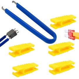 Funayama Car Fuse Puller, Car Relay Puller Pliers, 6-Pack Automobile Fuse Pullers Fuse Extraction Tools for Car Motorcycle Truck SUV Automotive Repair Tools