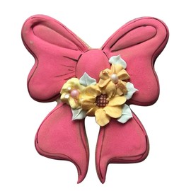 LILIAO Bow Ribbon Cookie Cutter - 3.7 x 3.8 inches - Stainless Steel