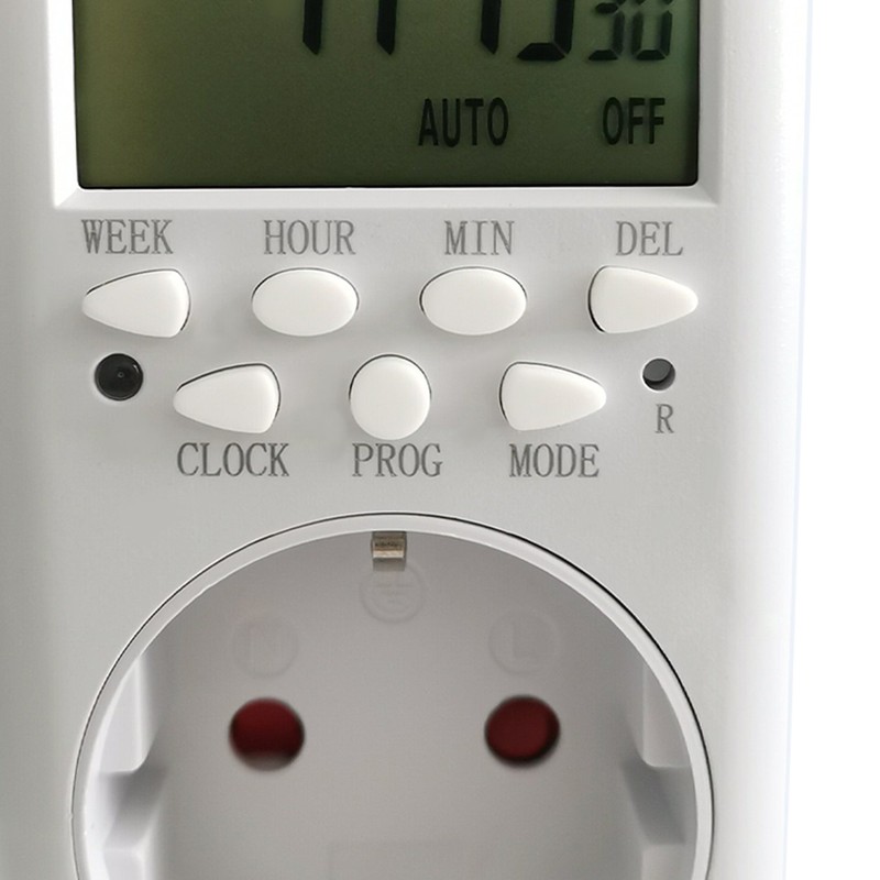 Timer Outlet Electric 24 Hour Indoor Plug in Outlet Timer