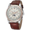 FORSINING Waterproof Automatic Mechanical Leather Strap Male Watch (White Rose