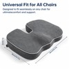 Seat Cushion,Memory Foam Office Chair Cushion Tailbone Sciatica Pain Relief