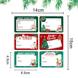 90 PCS Christma Tag, Christmas Tags Stickers Christmas Gift Tags Christmas Labels Stickers Christmas Tags Labels Christmas Name Stickers Merry Christmas Stickers Xmas Gift Tag Stickers