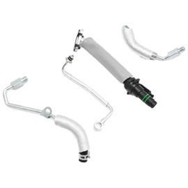 DUZFOREI 4PCS Turbo Oil Return Drain and Oil Feed Pipe Kit, Replacement for for Chevy Cruze Sonic Trax Buick Encore 1.4L L4 Replace 55592600 55587854 55592600 55567067 55568031