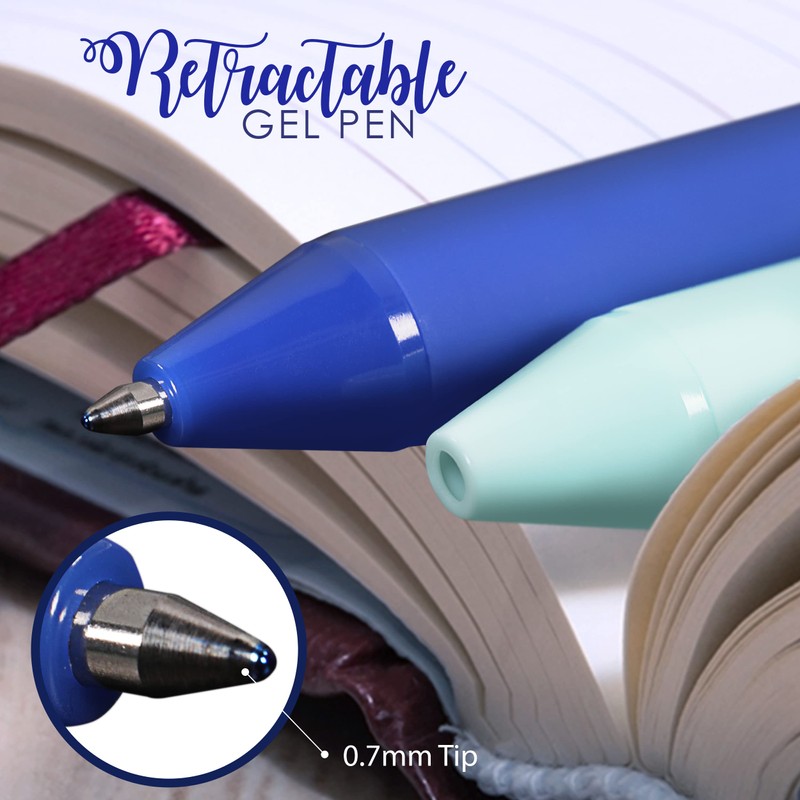 Loddie Doddie Retractable Gel Pens with Satin Barrel - Fine