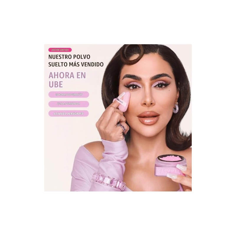 Huda Polvos Sueltos Para Hornear Y Fijar Easy Bake De