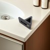 BIUDECO Bathroom Foot Mount Shaving Leg Stool Non-slip Surface Easy
