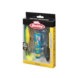 Berkley Cullshad Set regalo esche da pesca 15 cm | 2 colori limitati | Include Gel & Nail Weights | Set esche da pesca per predatori