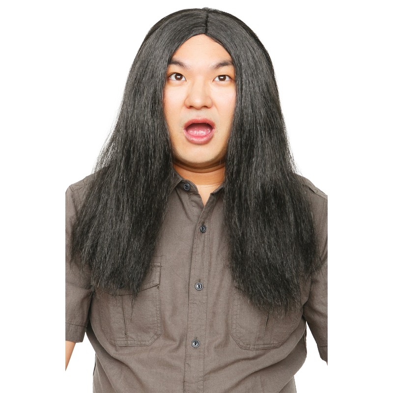 カツランド 黒髪 ロン毛 ウィッグ コスチューム用小物 男女共用