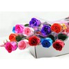 15 Piece Set Artificial Flowers Doesn't Wither Roses Single Ring