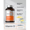 Horbäach Vitamin D3 10000 IU | 500 Softgels | Non-GMO,