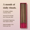 Dhrya Sakura Al-Dar Incense Sticks with Rosewood Incense Holder, 33