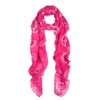 Unique Premium Skull Peace Scarf, Fuchsia