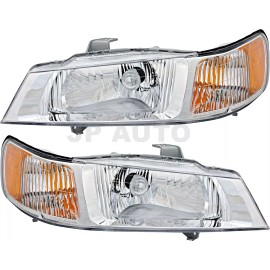 jpautowholesale For 1999-2004 Honda Odyssey Headlight Halogen Set Driver and Passenger Side