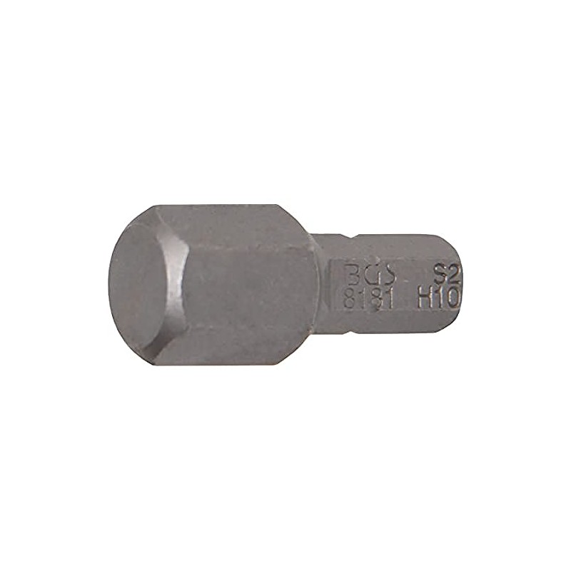 BGS 8181 hex bit socket, 10 mm 1/4 inches, 1