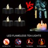 MINXIN Battery Operated Tea Lights Candles: 24 Pack Realistic and