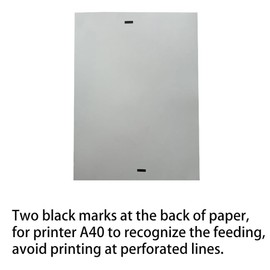 200 pages, thermal printer paper 8.5x11, letter, folded, continuous, perforated, 3 proofing, BPS free BPA free. For IOOIOO, Peripage, Munbyn, Jadens, Hprt, Phomemo…(lasting 10-15 years)
