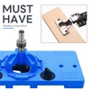 Kaelah Hinge Drilling Template, Pot Hinge Template Set Door Hole