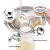 2 Pack Jam Funnel Set Stainless Steel Wide Mouth Funnels