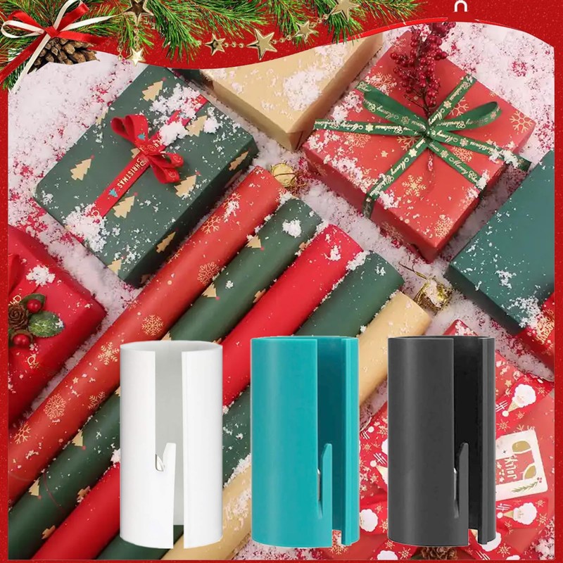 sunnilly Pack of 3 Wrapping Paper Cutter Tool, Wrapping Paper