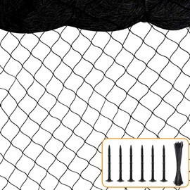 BSTPCOO 100'x100' Bird Netting for Chicken Coop, Nylon 3/4" Mesh Poultry Netting Chicken Netting Roof Hawk, Aviary Netting Deer Fence Garden Netting for Fruits Trees Plant