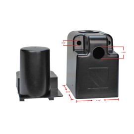 Quick Products JQ-RHB Replacement Plastic Cover for Electric Tongue Jack - Black