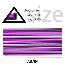 1 Pack 20 Pcs Car Air Conditioner Air Outlet Decorative Strips, Universal For Car Car Vent Accessories,Suitable For Most Cars, Trucks, Suvs (Purple)