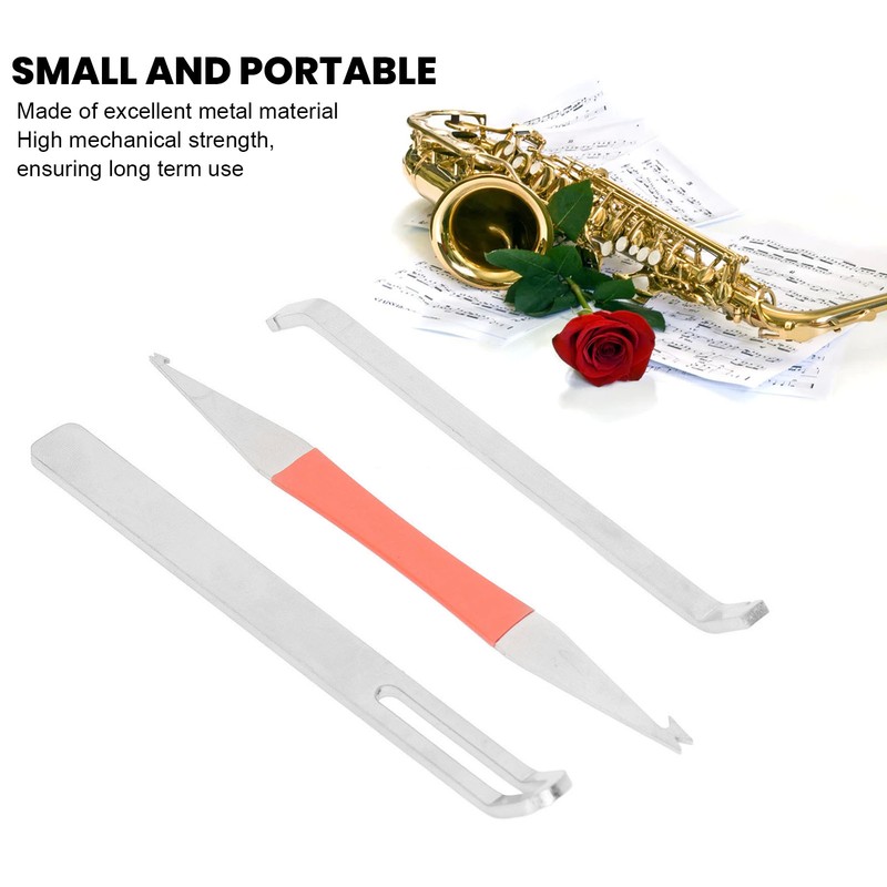 3 Pcs Saxophone Repair Tool Spring Hook Tuning Tool Sound