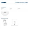 Theben PIRA to AP 1030206 Motion Sensor for Outdoor Use,