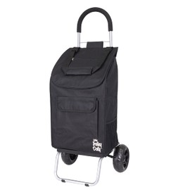dbest products - Carrito para las compras Dolly, color negro