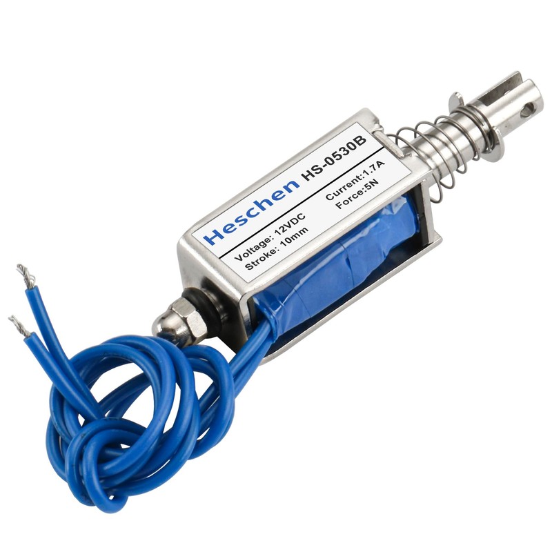 Hechen solenoid electromagnet HS-0530B DC12V 4N 10mm stroke push pull
