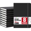 BGUP 8 Pack Lined Journal Notebook for Work, A5 Hardcover