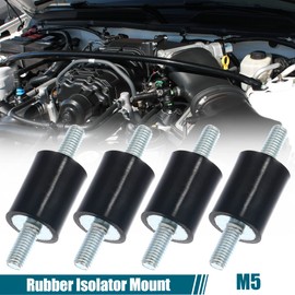 A ABSOPRO M5 Anti-Vibration Rubber Insulator Holder 15 x 20 mm for Car Engine Pack of 4