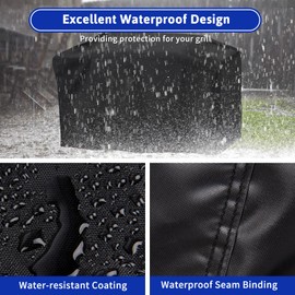 Isamant Grill Cover for Blackstone Model 2162 2210 2212 36" Culinary Omnivore Griddle with Hood,Outdoor Waterproof Cover for Blackstone 1554 1825 2122 2149 2177 2259 2314 2266 2322 36" Griddle