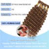 Human Braiding Hair - 20 Inch, 5 Bundles, Deep Wave,