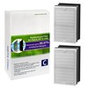 2 Pack IAF-H-100C Filter C Compatiable with Idylis Air Purifiers