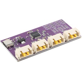 JESSINIE USB to 4 Channels Ways TTL Serial Port USB Type-C Interface 6Mbps CH344 CH348 Chip Communication Conversion Module