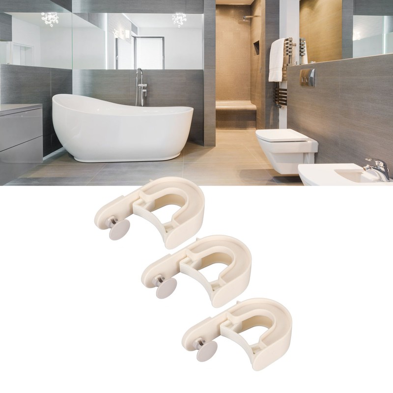 3Pcs Broom Mop Holder Self Adhesive Prevent Slip Multipurpose Wall
