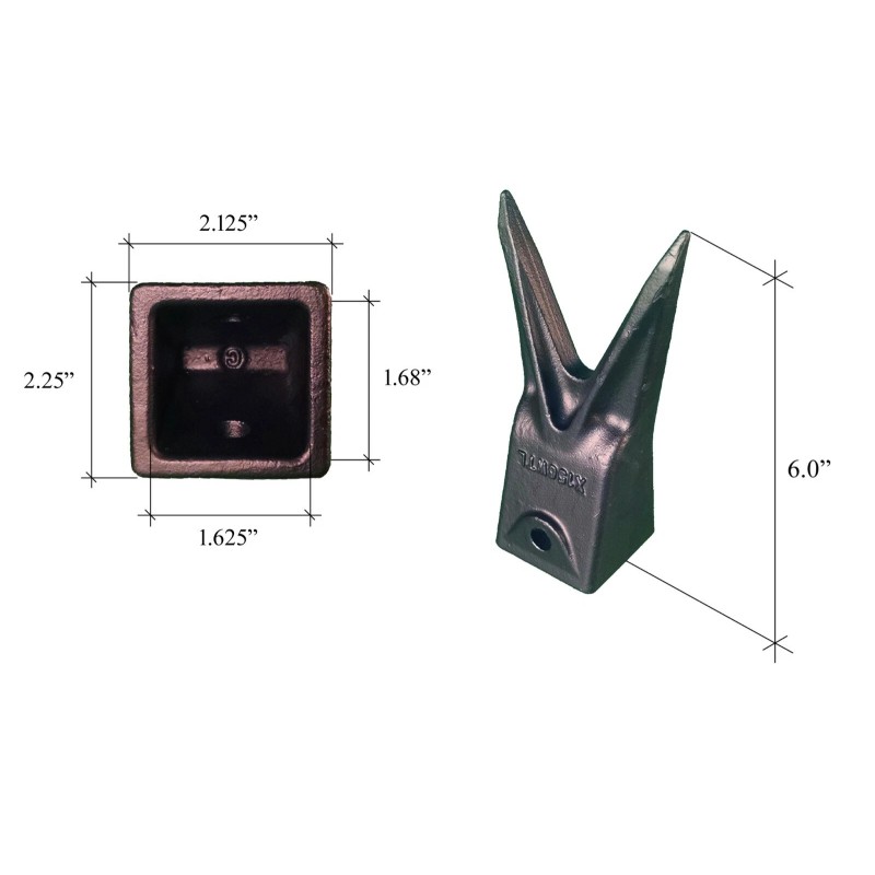 Quality Aftermarket 3 Excavator Bucket Combo, Weld-on Shanks, Rock Teeth