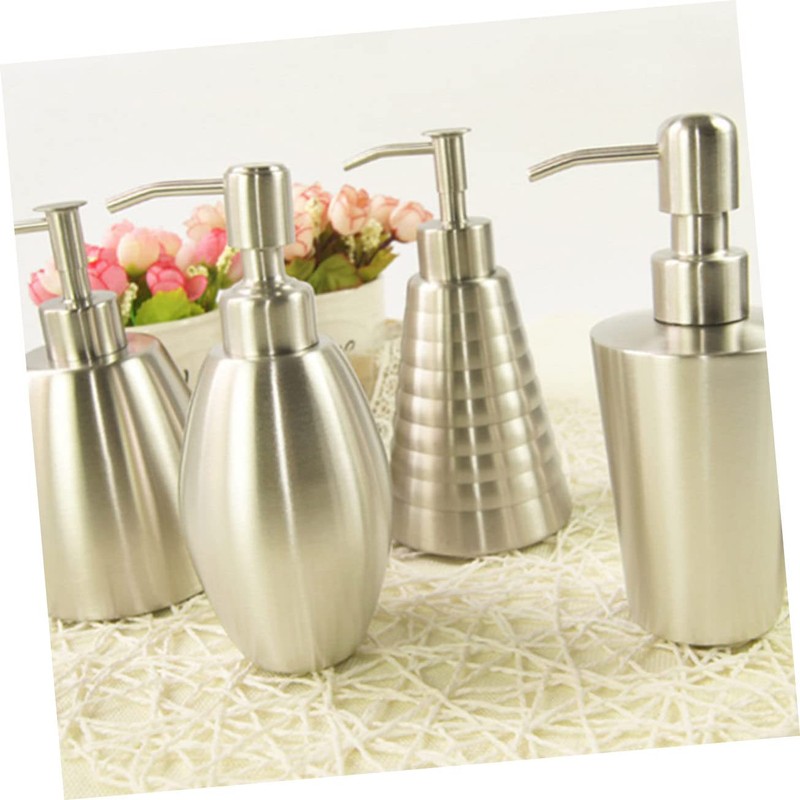 Zerodeko 6pcs Stainless Steel Lotion Soap Dispenser Pump Replacement for