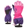 Ziener Levio Children's Ski Mittens/Winter Sports, Waterproof, Breathable, Dark Purple,